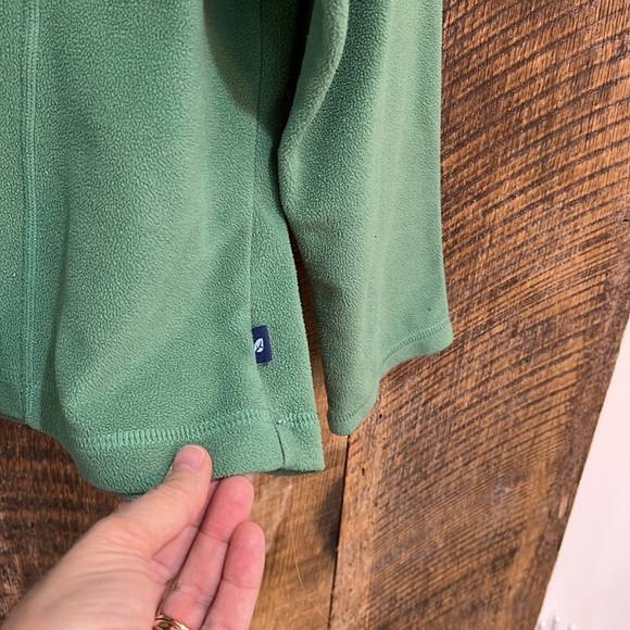 LL Bean ladies fleece quarter zip pullover size Large - Picture 3 of 6